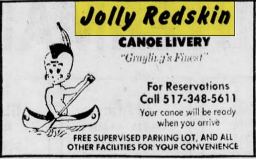 Jolly Redskin Canoe Livery - May 19 1974 Article